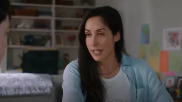 Rails Ellis Shirt - Cascade Tie Dye worn by Kate Foster (Catherine Reitman) as seen in Workin' Moms (S06E10)
