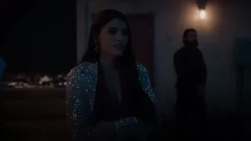 Steve Madden Stop­per Coat worn by Nadia Morales (Eva De Dominici) as seen in The Cleaning Lady (S03E04)