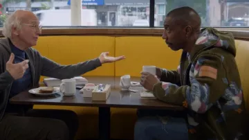 JW Anderson Fleece Jacket worn by Leon (J. B. Smoove) as seen in Curb Your Enthusiasm (S12E09)