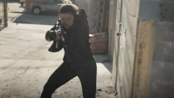 Joe's Jeans Georgia High-Rise Stretch Coated Skinny Jeans worn by Melody 'Mel' Bayani (Liza Lapira) as seen in The Equalizer (S04E05)