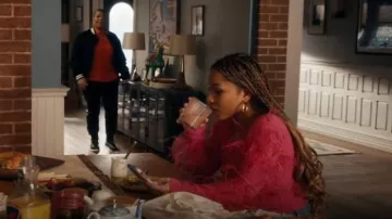 Cult Gaia Danton Top worn by Delilah (Laya DeLeon Hayes) as seen in The Equalizer (S04E05)