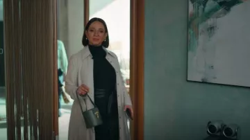 Nanuska Leather Wrap Amas Skirt worn by Molly Novak (Maya Rudolph) as seen in Loot (S02E01)