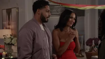 Y-3 Cot­ton Blend Bomber Jack­et worn by Jordan Baker (Michael Evans Behling) as seen in All American (S06E01)