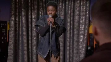 Iro Ulmes Donegal Denim Vest worn by Tamia 'Coop' Cooper (Bre-Z) as seen in All American (S06E01)