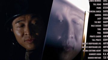 The authentic motorcycle helmet Yin Yang (Jet Li) in the Expendables : special Unit