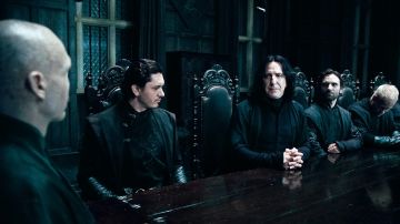 La capa de Severus Snape (Alan Rickman) en Harry Potter y las Reliquias de la Muerte