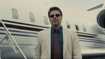 The white suit of Alejandro Gillick (Benicio del Toro in Sicario