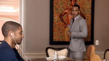 La pintura Príncipe Alberto de Kehinde Wiley en Empire