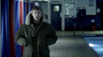 Parka green Woolrich Dr. John Watson (Martin Freeman) in Sherlock S01E03