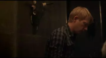 The trophy wall mounted animal head at Nathan in Ex Machina