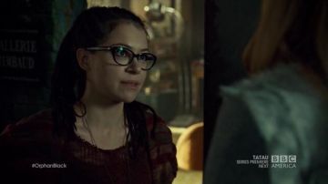 Le gilet long Free People de Cosima Niehaus (Tatiana Maslany) dans Orphan Black S03E01