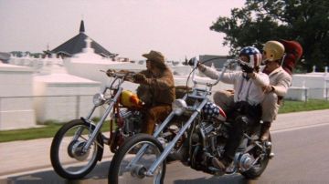 Las motocicletas Harley-Davidson Panhead de 1951 en Easy Rider