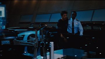 The authentic license plate from Tony Stark (Robert Downey, Jr.) in Iron Man 2