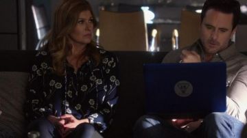 Blouse with flowers worn by Rayne Jaymes in Nashville