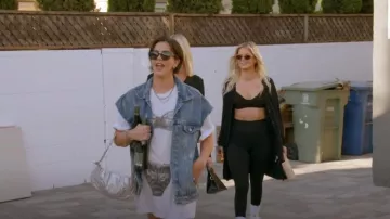 Zara Studded Rhinestones Bag worn by Self Kate Maloney as seen in Vanderpump Rules (S11E10)
