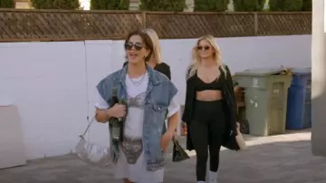 Zara Studded Rhinestones Bag worn by Self Kate Maloney as seen in Vanderpump Rules (S11E10)