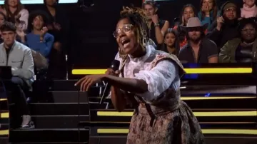 Conjunto de Top Shein como se ve en American Idol (T22E06)