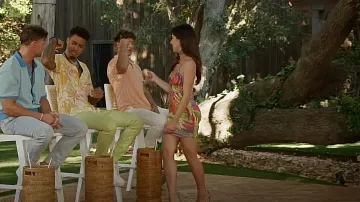 Shop 17 Fuschia Mini Dress worn by Brianna A as seen in Lovers and Liars (S01E01)