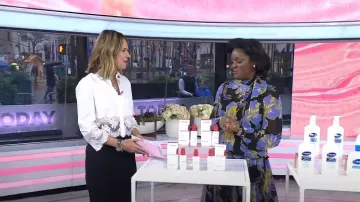 Diane von Furstenberg Robe mi-longue Kent portée par Angela Lamb comme on le voit dans Aujourd’hui le 3 avril 2024