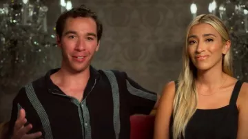 Jack & Jones Peacoat Cotton Regular Fit Striped Shirt worn by Jeremy as seen in Vanderpump Villa (S01E02)