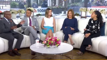 Black Halo Brooklyn Jumpsuit worn by Hoda Kotb as seen in Today on April 4, 2024