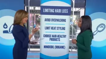 Safiyaa Blanca Pleated Stretch-crepe Top worn by Michelle Henry as seen in Today on April 4, 2024