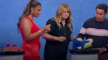 Alice + Olivia Joette Pantalon cargo taille basse porté par Kamie Crawford comme on le voit dans Is It Cake ? (S03E02)