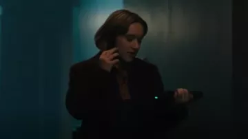 Tory Burch Contrast Collar Long-Sleeve Polo worn by Special Agent Hana Gibson (Keisha Castle-Hughes) as seen in FBI: Most Wanted (S05E07)