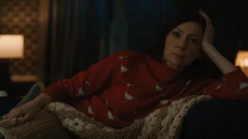 Suéter de cuello alto de mezcla de lana para mujer Akris Punto usado por Elsbeth Tascioni (Carrie Preston) como se ve en Elsbeth (S01E03)