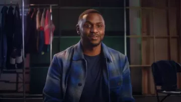 Surchemise à carreaux Zara portée par Leon Frierson dans Quiet on Set : The Dark Side of Kids TV (S01E01)