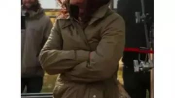 Women Black Cotton Jacket of Kay Albright (Candace Cameron-Bure) in Unsung Hero