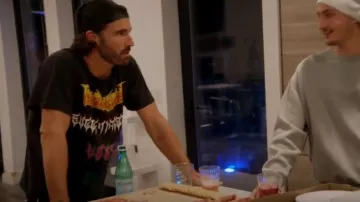 Gucci Oversize T Shirt with Metal Gucci Print worn by Brody Jenner as seen in The Hills: New Beginnings (S02E02)