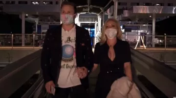 Gucci Wool and Silk Jump­suit worn by Heidii Montag as seen in The Hills: New Beginnings (S02E03)