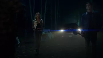 Anthropologie Brisa Metallic Leather Jacket worn by Eden Hawkins (Hallea Jones) as seen in Locke & Key (S02E01)