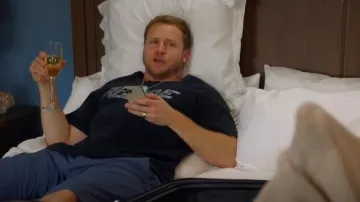 Rhude Rhinestone Logo Crew Neck T-shirt worn by Spencer Pratt as seen in The Hills: New Beginnings (S02E04)