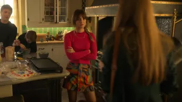 Anthropologie Farm Rio Kiki Corduroy Skirt worn by Kinsey Locke (Emilia Jones) as seen in Locke & Key (S02E02)
