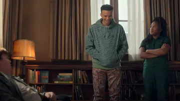 Champion Tiger Hoodie Sweatshirt worn by Scot Cavendish (Petrice Jones) as seen in Locke & Key (S02E02)