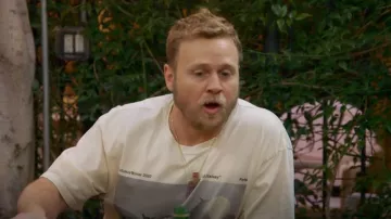 Rhude Best I Can Graphic Tee in White worn by Spencer Pratt as seen in The Hills: New Beginnings (S02E06)