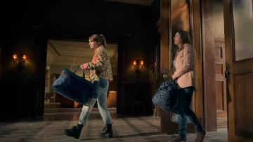 BDG Patchwork Straight Slim Fit Jeans In Floral Patchwork worn by Kinsey Locke (Emilia Jones) as seen in Locke & Key (S02E03)