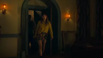 Levi's x Farm Rio Denim Mini Skirt worn by Kinsey Locke (Emilia Jones) as seen in Locke & Key (S02E03)