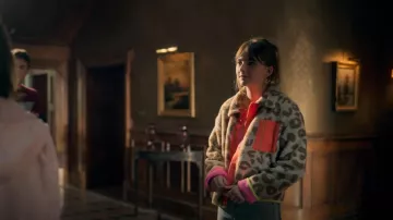 J.O.A. Button Front Faux Fur Jacket worn by Kinsey Locke (Emilia Jones) as seen in Locke & Key (S02E03)