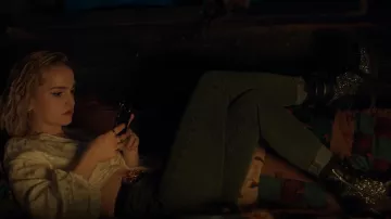 Michael Kors Ridley Glitter And Leather Lace-up Boot worn by Eden Hawkins (Hallea Jones) as seen in Locke & Key (S02E05)