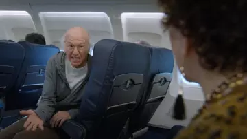 James Perse Garment-Dyed Cotton-Jersey Hoodie worn by Larry David (Larry David) as seen in Curb Your Enthusiasm (S12E10)