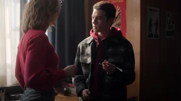 Topman Check Shacket worn by Gabe (Griffin Gluck) as seen in Locke & Key (S02E07)