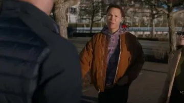 Nike Essential Statement Eco Renegade Jacket worn by Bob Exley (Eric Graise) as seen in Tracker (S01E07)