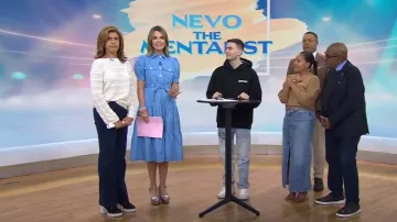 Sorel Heel Cozy Lace worn by Hoda Kotb as seen in Today on April 5, 2024