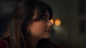 Maria Black Mini Chance Earring worn by Kinsey Locke (Emilia Jones) as seen in Locke & Key (S03E01)