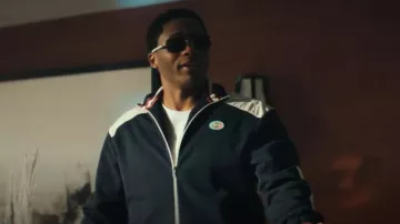Gucci Long-Sleeve Zip-Through Jack­et worn by Demetrius 'Big Meech' Flenory (Demetrius Flenory Jr.) as seen in BMF (S03E06)
