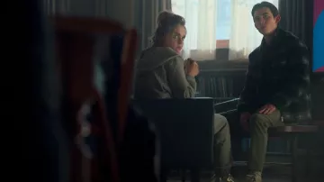 Topshop Quilted Zip Hoode worn by Eden Hawkins (Hallea Jones) as seen in Locke & Key (S02E06)