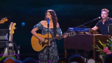 Free People Sundrenched Short-sleeve Maxi Dress worn by Mckenna Breinholt as seen in American Idol (S22E08)